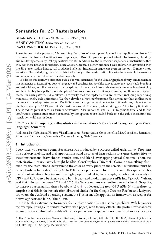 First page of Semantics for 2D Rasterization