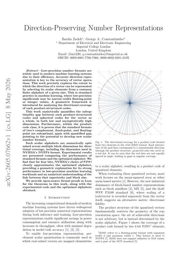 First page of Direction-Preserving Number Representations