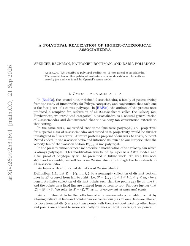 First page of A Polytopal Realization of Higher-Categorical Associahedra