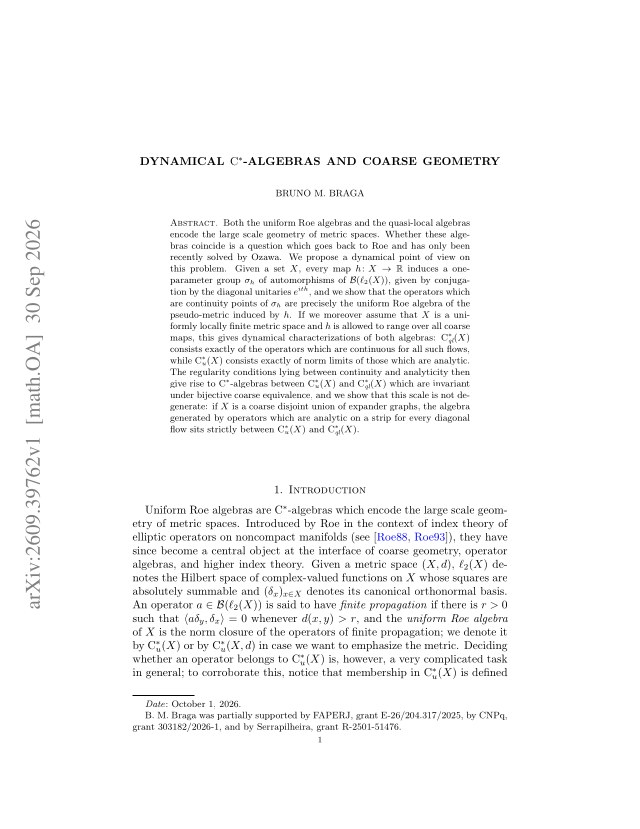 First page of Dynamical $\mathrm C^*$-algebras and coarse geometry