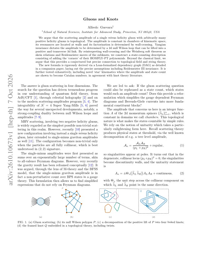First page of Gluons and Knots